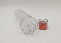 Botol Plastik Kosmetik Silinder Transparan PET, Double Cap Toner Bottle