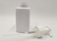 250ml Foam Pump PET Botol Kosmetik Bentuk Persegi 32 / 28mm Jenis Penyegelan