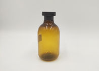 250ml Warna Kuning Boston Kustom Botol Kosmetik Alkohol Pembersih Tangan Botol Pompa