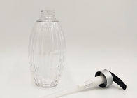 500ml PET Plastik Kustom Botol Kosmetik Sablon Sutra Dengan Pompa Lotion
