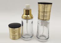 30ml Kaca Transparan Botol Kosmetik Desain Portabel Macrame Golden