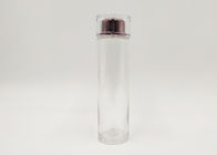 Transparan PET Botol Kosmetik Kustom 100ml 200ml Botol Minyak Screw Cap Toner