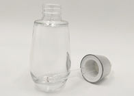 1oz 30ml Clear Dropper Bottles, Glass Lotion Bottle Golden / Silver Cap