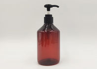 500ml Amber Clear Plastic Custom Cosmetic Bottles Kapasitas Besar Untuk Shampo