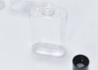 250ml PETG Botol Plastik Transparan Pencetakan Stamping Panas Dengan Topi Sekrup