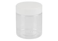 250ml Botol Kosmetik Plastik PET Tembus Dengan Topi Sekrup