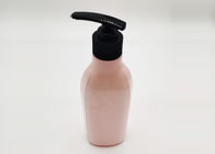 Botol Kosmetik Plastik PET 150ml Pink Round Dengan Pompa Lotion
