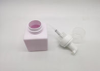 Botol Kosmetik Plastik PET 250ml Pink Dengan Pompa Busa