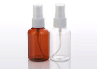 100ml Botol Kosmetik Plastik Transparan Amber Dengan Pompa Sprayer