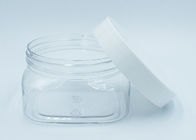250ml Square Clear Plastic Face Cream Jars Kemasan Kosmetik