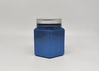 Botol Kosmetik Plastik Aluminium Cap Kustom 10.14oz Candy PET Parfum Jars