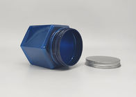 Botol Kosmetik Plastik Aluminium Cap Kustom 10.14oz Candy PET Parfum Jars