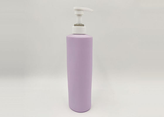 Botol Plastik PET Transparan Buram Abu-abu 350ml Untuk Kondisioner Rambut Gel Mandi