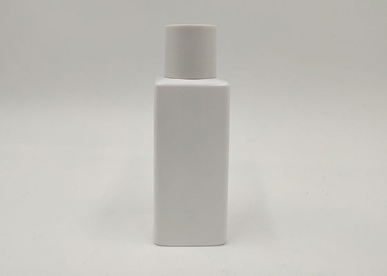 100ml Warna Putih Kosmetik PET Botol Perawatan Kulit Plastik Dengan Topi Sekrup