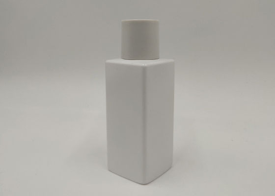 100ml Warna Putih Kosmetik PET Botol Perawatan Kulit Plastik Dengan Topi Sekrup