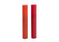 Merah Matte Warna 5ml Kosong Wadah Lip Gloss Bentuk Silinder Mudah Dibawa