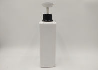 500ml 1000ml PET Botol Sampo Kosong, Botol Kosmetik Persegi 100% Putih