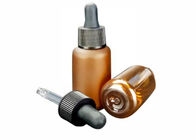 1oz 30ml Amber Dopper E-Liquid PET Plastic Bottle Untuk Kemasan Kosmetik Minyak Atsiri