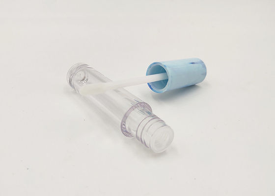 Tabung Lip Gloss Kosong Plastik Kelas Tinggi Kemasan Kosmetik Dengan Kuas