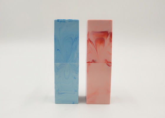 Luxury Square Custom Lipstik Tabung 12.1mm Kaliber Kemasan Kosmetik