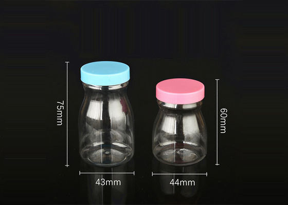 75ml Botol Puding Yogurt PET Bening Untuk Kemasan Makanan