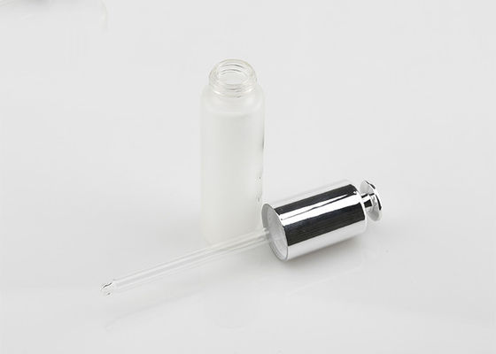 Kustom Frosted 30ml Botol Penetes Kaca Minyak Esensial Kemasan Kosmetik