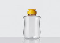 18Oz 350g Botol Kosmetik Plastik Tutup Katup Silikon Untuk Pengepakan Sirup Madu