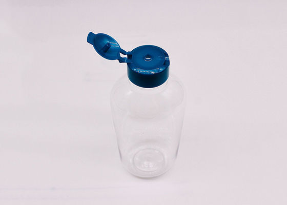 Bentuk Datar 400ml Botol Kemasan Plastik PET Dengan Flip Top Cap