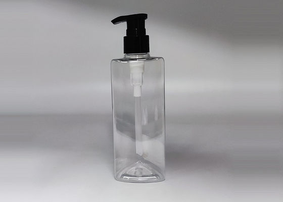Segitiga Botol PET Plastik Bening 250ml Untuk Kemasan Kosmetik