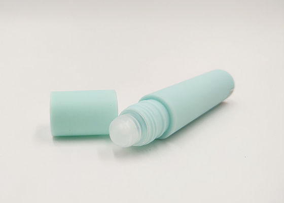 Tabung Lip Gloss Kosong Biru Muda, Wadah Lip Gloss Kosong Lucu Dengan Bola Gulung Plastik