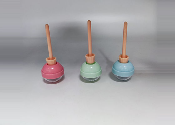 2.5ml Lip Stick Tube Transparan Lip Glaze Box Round Makeup Kosmetik Kemasan